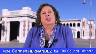 Carmen Hernandez running for Barstow City Council, District 1...