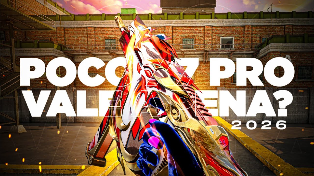 JOGANDO BLOOD STRIKE no POCO X7 PRO VALE A PENA TER EM 2026?