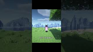 Best Shaders For Minecraft #minecraft #shaders #shortsfeed #shorts