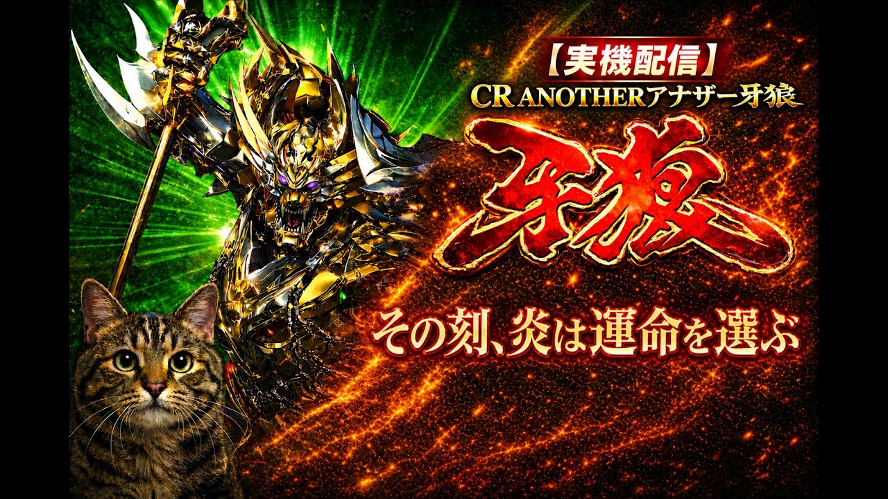 実機配信】CR ANOTHER牙狼〜炎の刻印｜その刻，炎は運命を選ぶ！ - YouTube