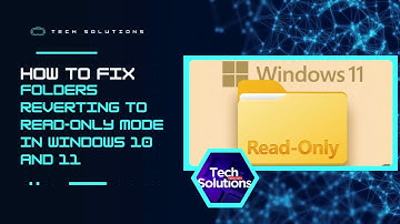 [SOLVED] Folders Keep Changing Back to Read-Only (Windows 11/10)