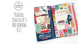 Travel Themed Traveler's Notebook Kit