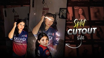 Trending Split Cutout Transition Reels Video Editing In Mobile |Capcut Video Editing | Full Tutorial