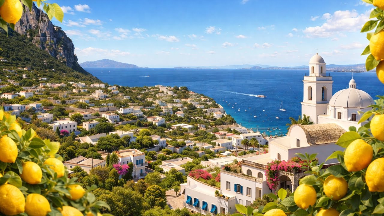 Пешеходная экскурсия по острову Капри 🇮🇹 | Потрясающие виды Средиземноморья