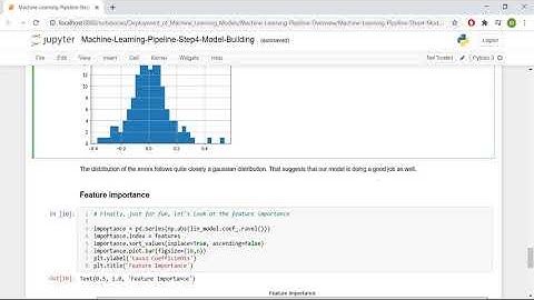 Machine Learning Pipeline - Step 4 - Model Building