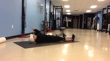FMS Corrections: Rotary Stability - Supine Pallof Press