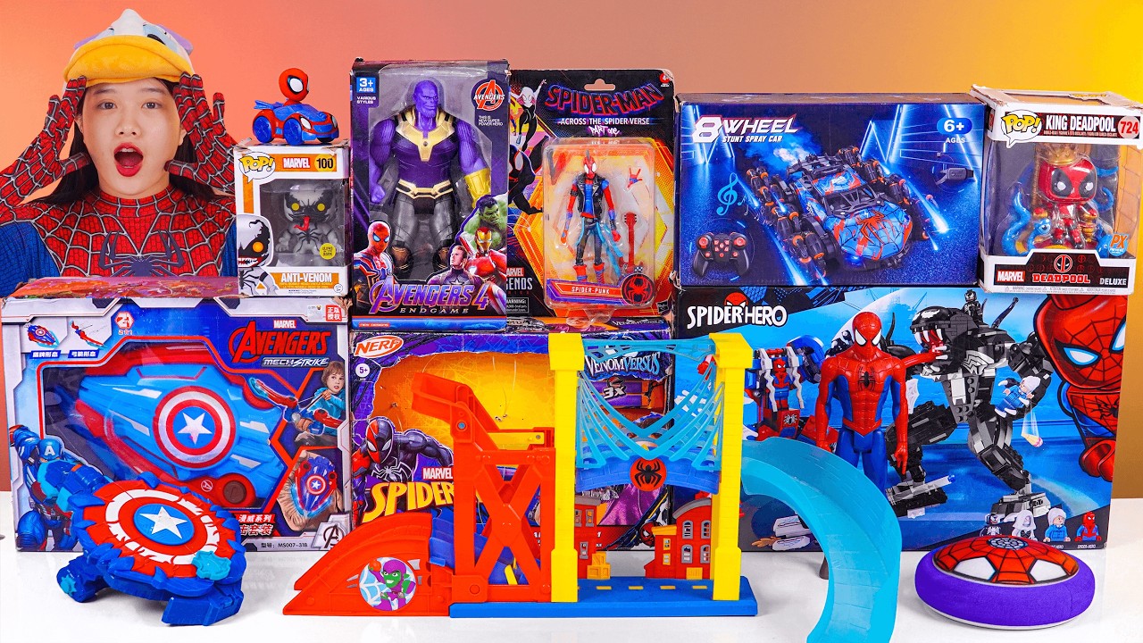 Marvel Spiderman Collection Unboxing Review| LEGO Marvel Spider Mech Venom|Spidey Playground Playset