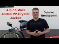 Alpinestars Andes v2 Drystar Jacket Review