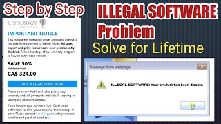 ILLEGAL SOFTWARE your product has been disabled Solved ILLEGAL SOFTWARE Problem