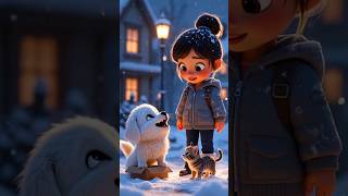 She Found a Freezing Puppy on the Street#lunastory#emotionalstory#animalrescue#sadstory#kindness#pup