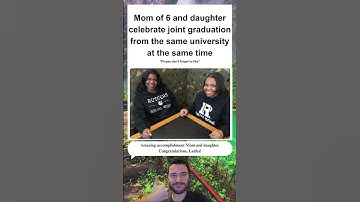 Mother and Daughter Graduate Together From Rutgers University 🎓❤️