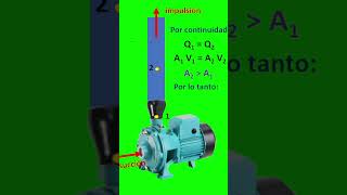 ¿Por qué se aumenta el diámetro de la tubería de impulsión en las bombas centrifugas?