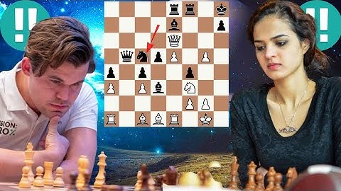 Heartrending chess game | Magnus Carlsen vs Tania Sachdev