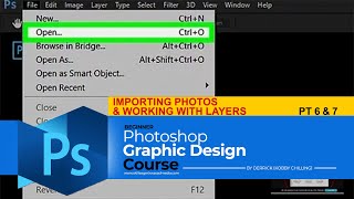 Photoshop Graphic Design Course Part 6 &amp; 7