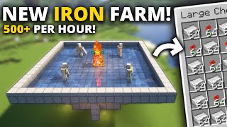 Minecraft New Iron Farm In 1.21 500 Ph
