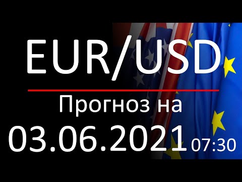 Курс доллара Eur Usd. Прогноз форекс 03.06.2021, 07:30. Forex. Трейдинг с нуля.