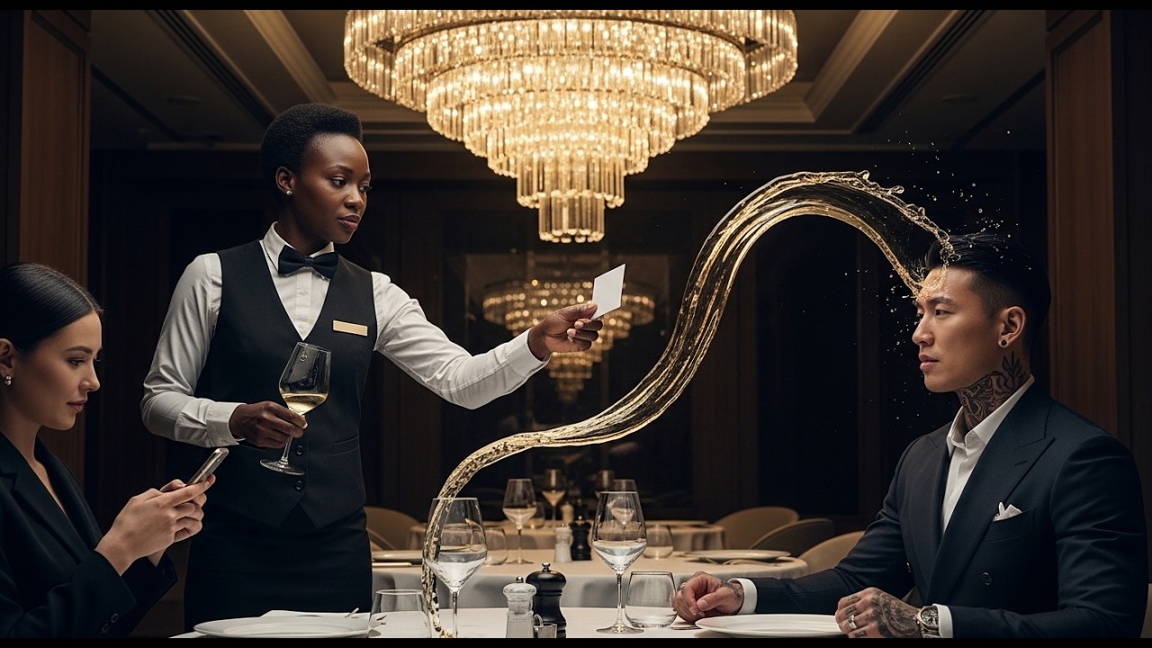 1293. Black Waitress Pretend to Spill a Drink, Then Gave the Korean Mafia Boss a Note You’ve Been