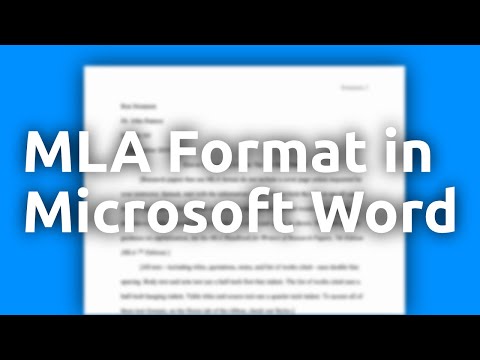 How to Mla Format Word
 | Quick Guide 2022