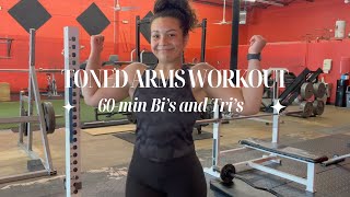 TONED ARMS WORKOUT FOR WOMEN | workout vlog, prep update, lost weight, and girl chat!