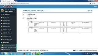 Daftar Inventaris Sekolah