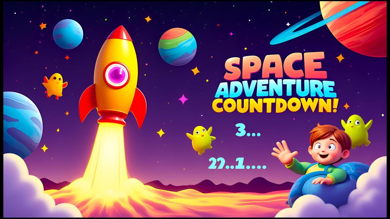 Zoom, Zoom, Rocket Boom! 🚀🚀Adventure Through Space | Tiny Tales | Kids Songs
