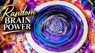 Random Brain Power 🧠🎨 | I Just Poured… Then THIS Happened