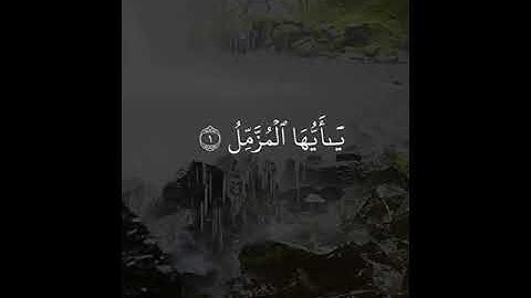 سورة المزمل.. اسمع