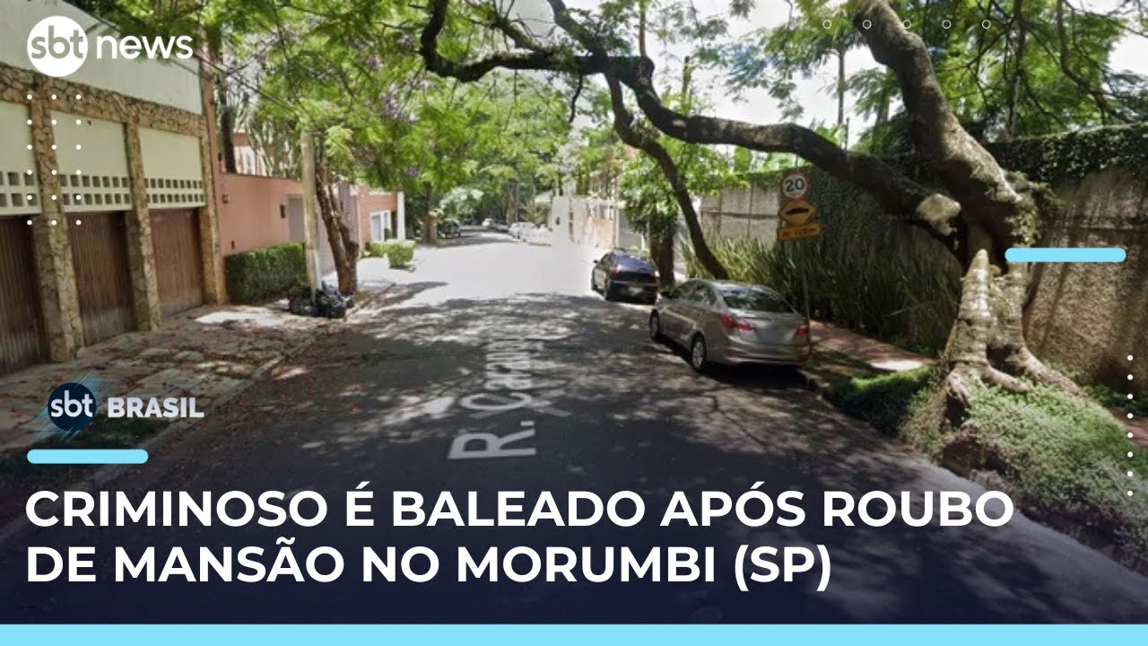 Criminosos armados invadem mansão no Morumbi (SP) e trocam tiros com a polícia | #SBTBrasil