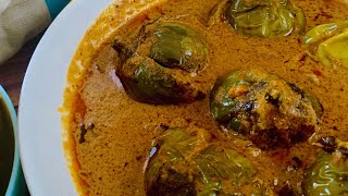 Gutti Vankaya Koora | Andhra Style Spicy | Masala stuffed Brinjal Curry | Eggplant Curry