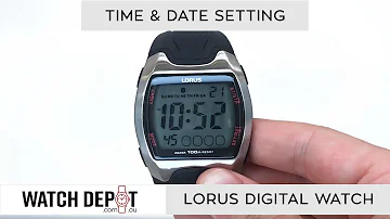 How To Change The Time On A Lorus Digital Watch