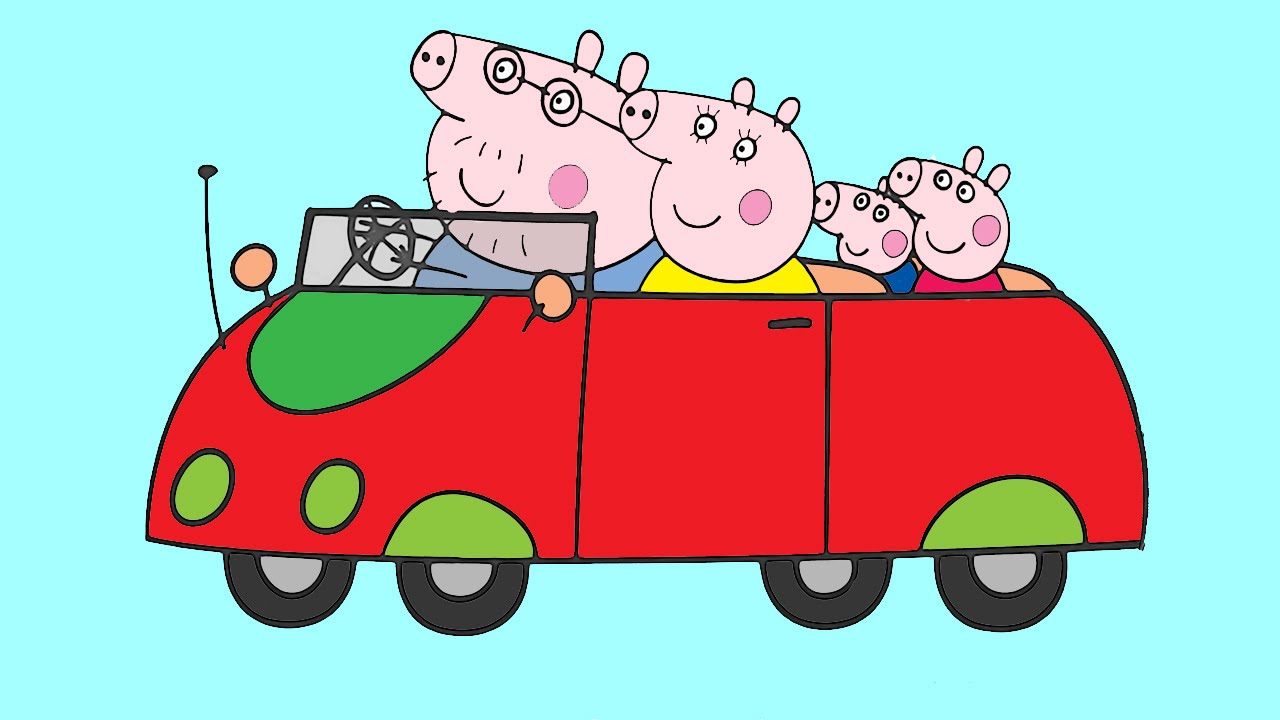 Peppa Pig Coloring Pages For Kids ♥ Peppa Pig Coloring ...