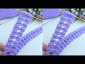 Purple Tunisian Crochet: Bag Strap &amp; Headband Harmony