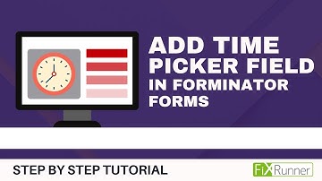 How To Add Time Picker Field In Forminator Forms