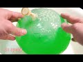 オービーズ1万個で氷の風船スクイーズ作ってみた I made an ice balloon squishy with 10,000 orbees