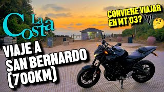 VIAJE CON AMIGOS, MT 03 y CF MOTO 450SR A TODO RITMO!😎SAN BERNARDO 2026☀🏍