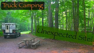 Unexpected Site! Off grid solo overnight in my truck camper