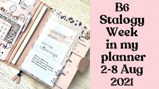 B6 Stalogy || week in my planner || 2-8 August 2021