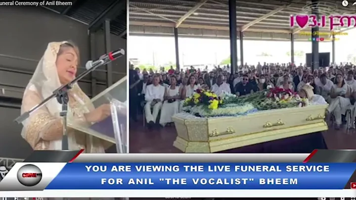 Bheems wife, Cheryl spoke about him during the 3-h...
