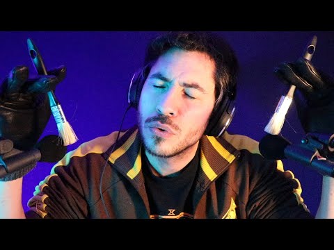 ASMR Brushing + inaudible
