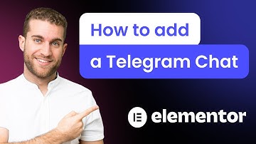 How to add a Telegram Chat to Elementor