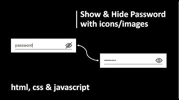 Show & Hide Password With icons/images | HTML CSS & JavaScript.