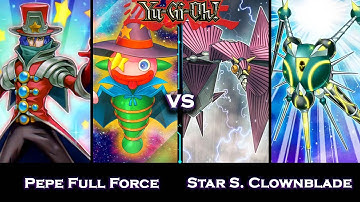 Yu-Gi-Oh! Retro Duel #85 Pepe Full Force (2016) vs. Star Seraph Clownblade (2015)- YGOPRO Duels