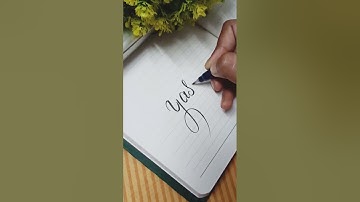 how to write the name "Yashi"#shorts #calligraphyart #youtubeshorts