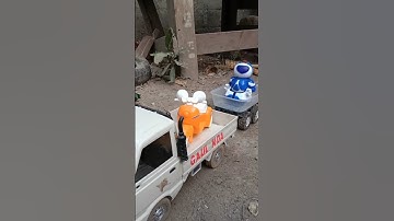 rc car suzuki pickup carry wpl d12 1/10  working #shorts #mobileremotecontrol #wpl #d12