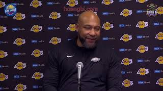 Darvin Ham POSTGAME INTERVIEWS | Los Angeles Lakers beat Milwaukee Bucks 128-124
