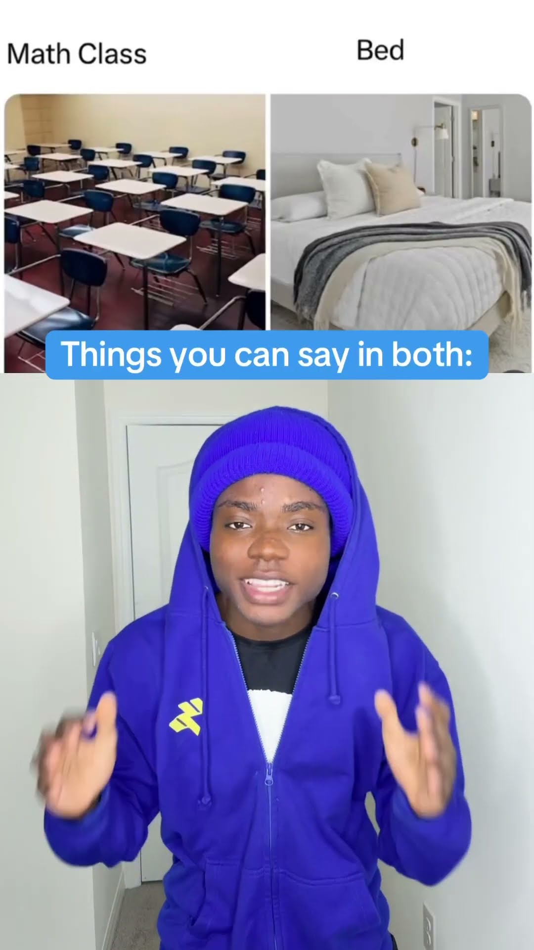 Things you can say in both ?