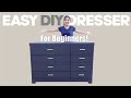 Easy DIY Dresser Make-Over (For Beginners) Ep#1