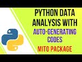 How to use Spreadsheet in Python with Mito | Experience Data analysis in python with No code