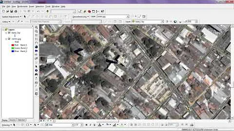 Como georreferenciar imagem JPG no ArcGIS?