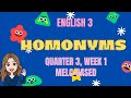 Understanding Homonyms